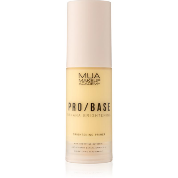 MUA Makeup Academy PRO/BASE Banana Brightening ragyogást adó primer 30 ml
