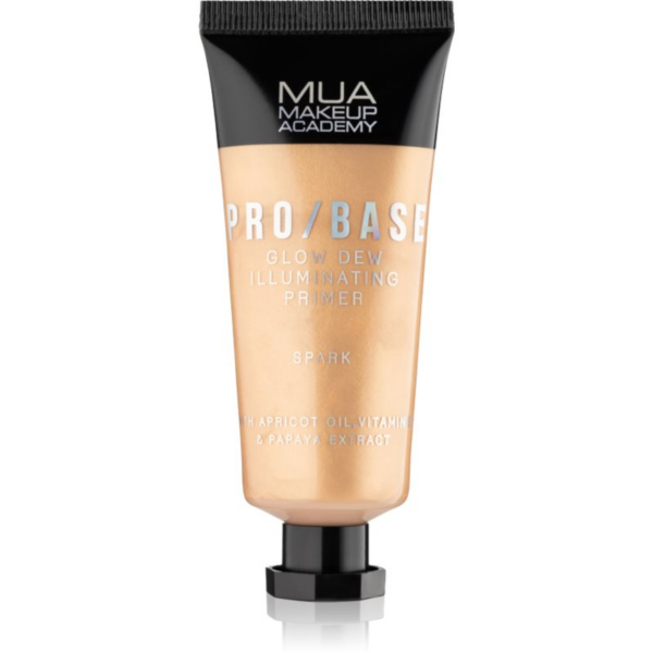 MUA Makeup Academy PRO/BASE Glow Dew ragyogást adó primer árnyalat Spark 30 ml-Ár