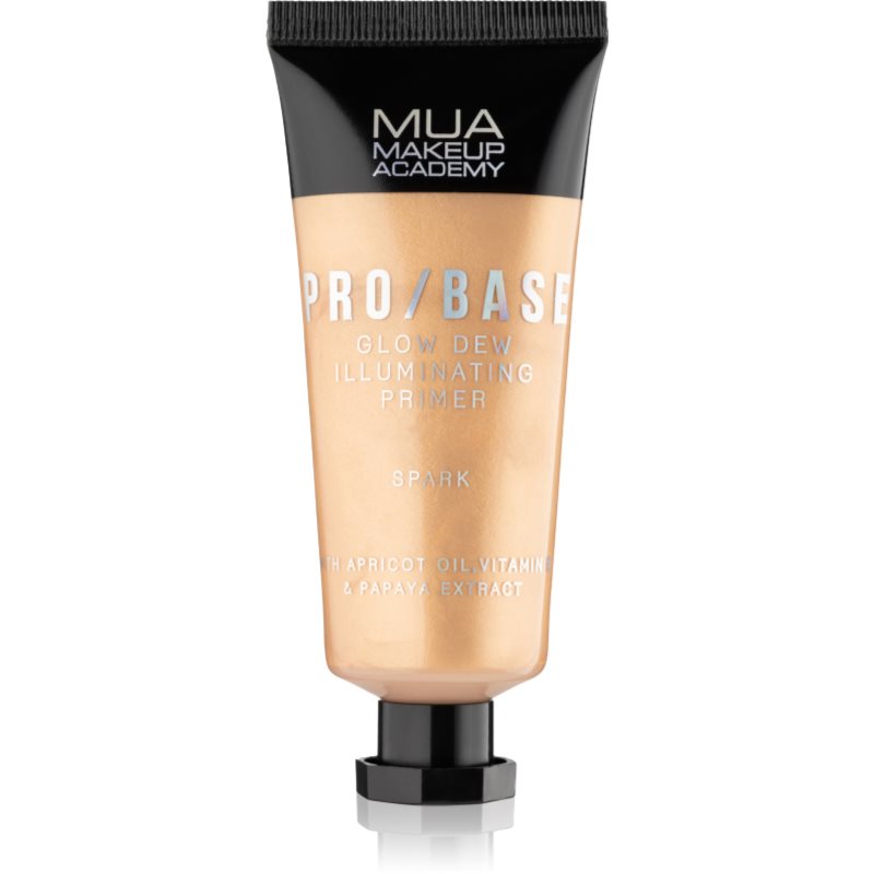 MUA Makeup Academy PRO/BASE Glow Dew ragyogást adó primer árnyalat Spark 30 ml-Ár