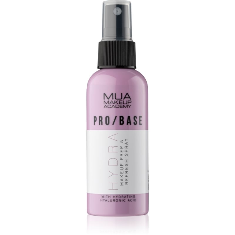 MUA Makeup Academy PRO/BASE Hydra smink fixáló spray arcra hialuronsavval 70 ml-Ár