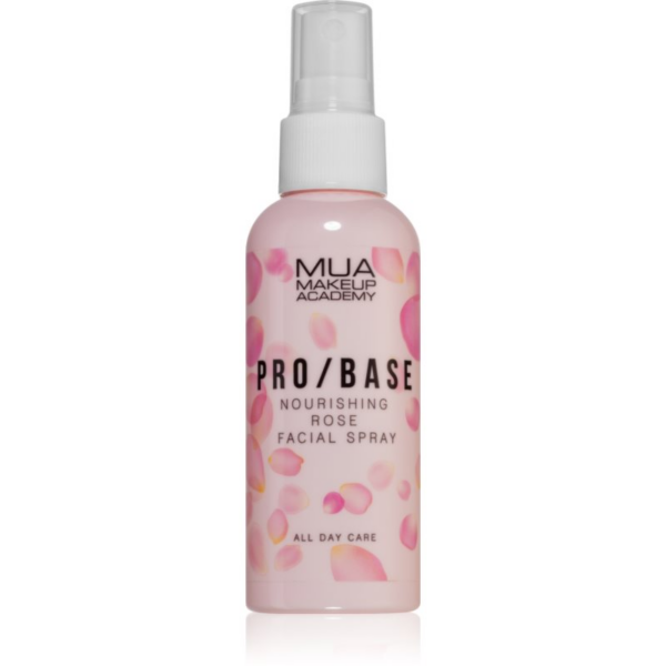 MUA Makeup Academy PRO/BASE Rose smink fixáló spray arcra rózsavízzel 70 ml-Ár