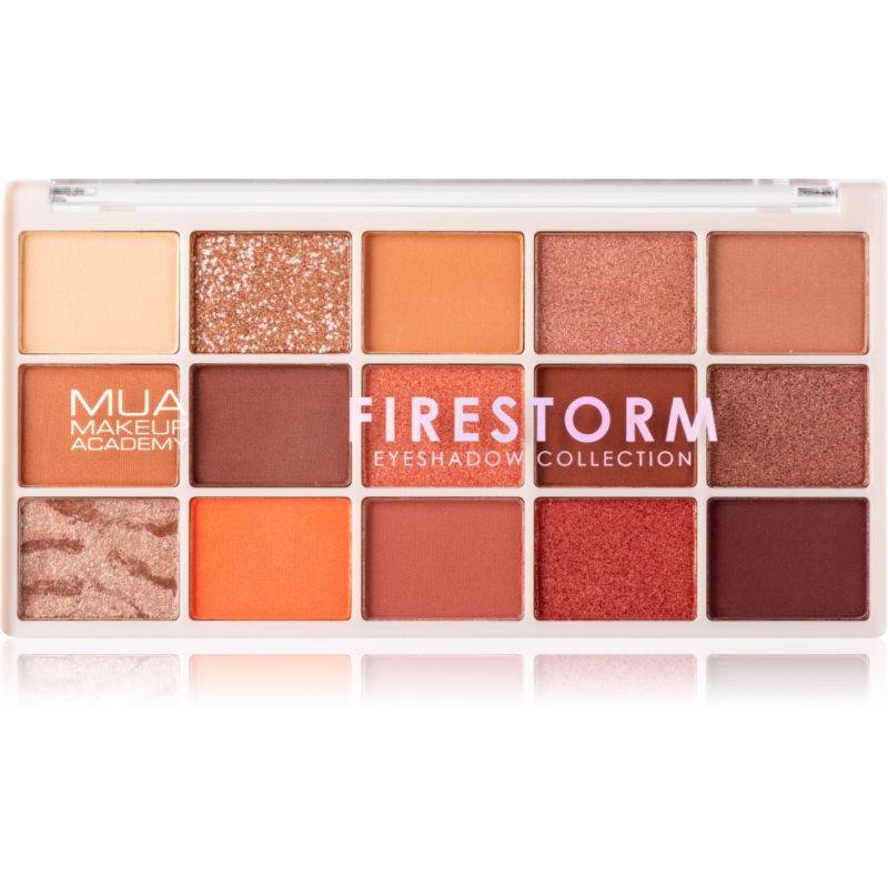 MUA Makeup Academy Professional 15 Shade Palette szemhéjfesték paletta árnyalat Firestorm 12 g-Ár