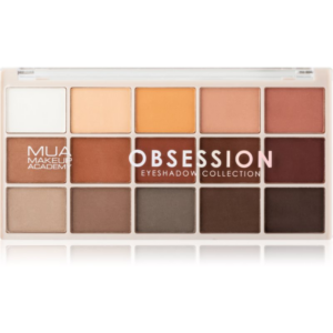 MUA Makeup Academy Professional 15 Shade Palette szemhéjfesték paletta árnyalat Obsession 12 g