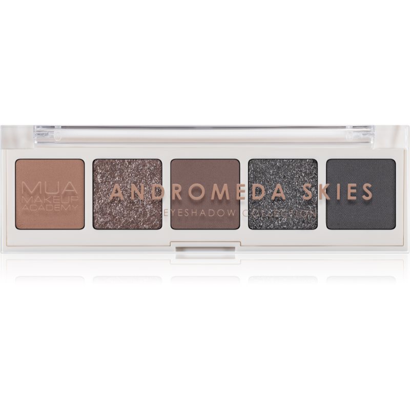 MUA Makeup Academy Professional 5 Shade Palette szemhéjfesték paletta árnyalat Andromeda Skies 3