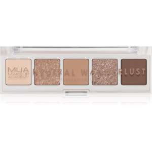 MUA Makeup Academy Professional 5 Shade Palette szemhéjfesték paletta árnyalat Neutral Wanderlust 3