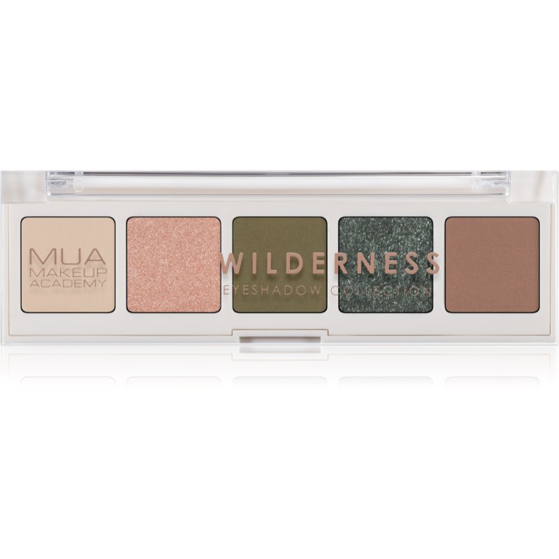 MUA Makeup Academy Professional 5 Shade Palette szemhéjfesték paletta árnyalat Wilderness 3