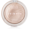MUA Makeup Academy Shimmer kompakt púderes élénkítő arcra árnyalat Oyster Silk 8 g