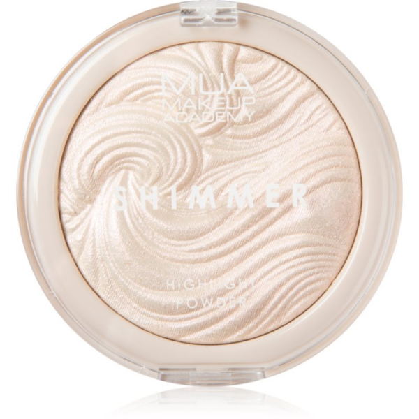 MUA Makeup Academy Shimmer kompakt púderes élénkítő arcra árnyalat Peach Diamond 8 g-Ár