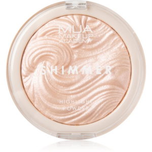 MUA Makeup Academy Shimmer kompakt púderes élénkítő arcra árnyalat Pink Shimmer 8 g-Ár