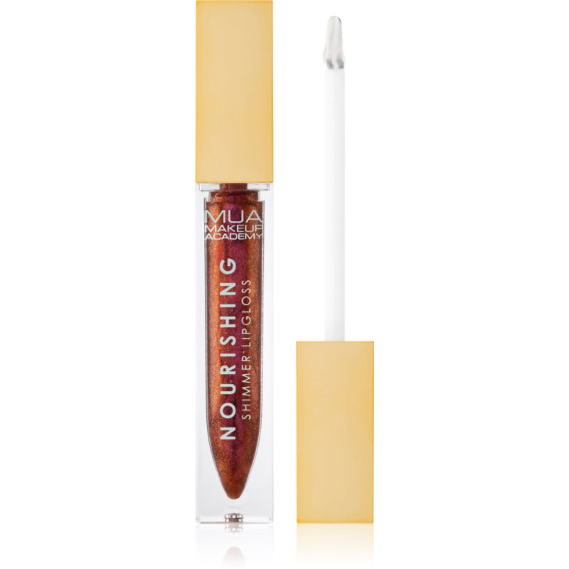 MUA Makeup Academy Virtual Glow tápláló ajakfény a csillogó fényért árnyalat Cyber 6.5 ml