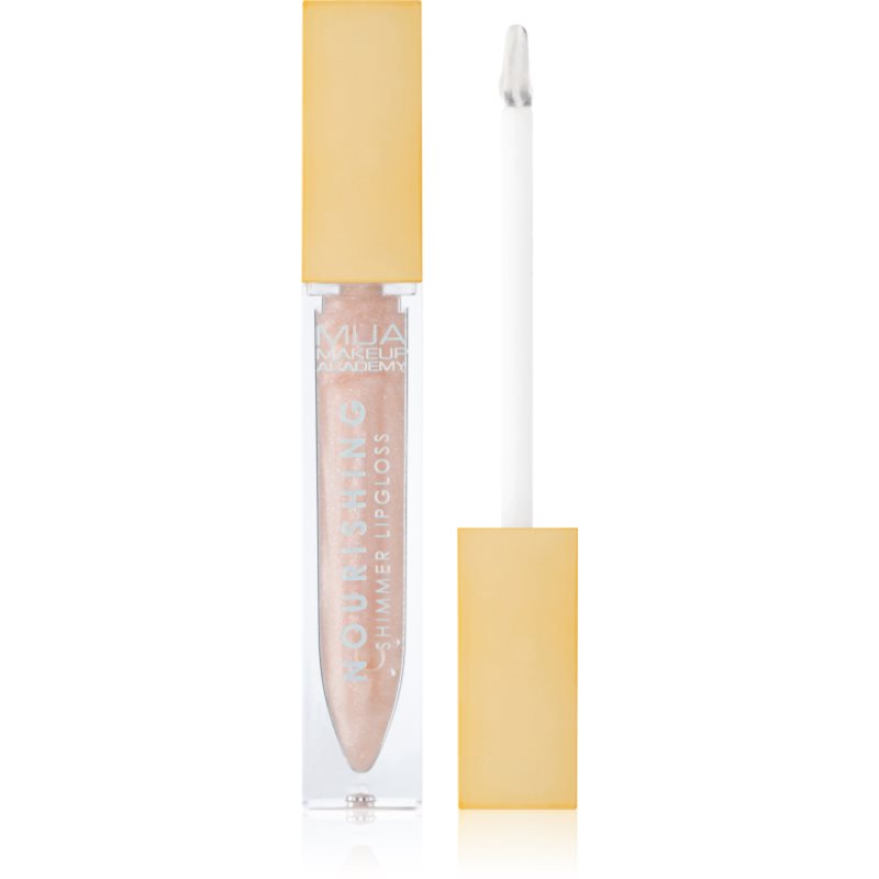 MUA Makeup Academy Virtual Glow tápláló ajakfény a csillogó fényért árnyalat Hologlo 6.5 ml