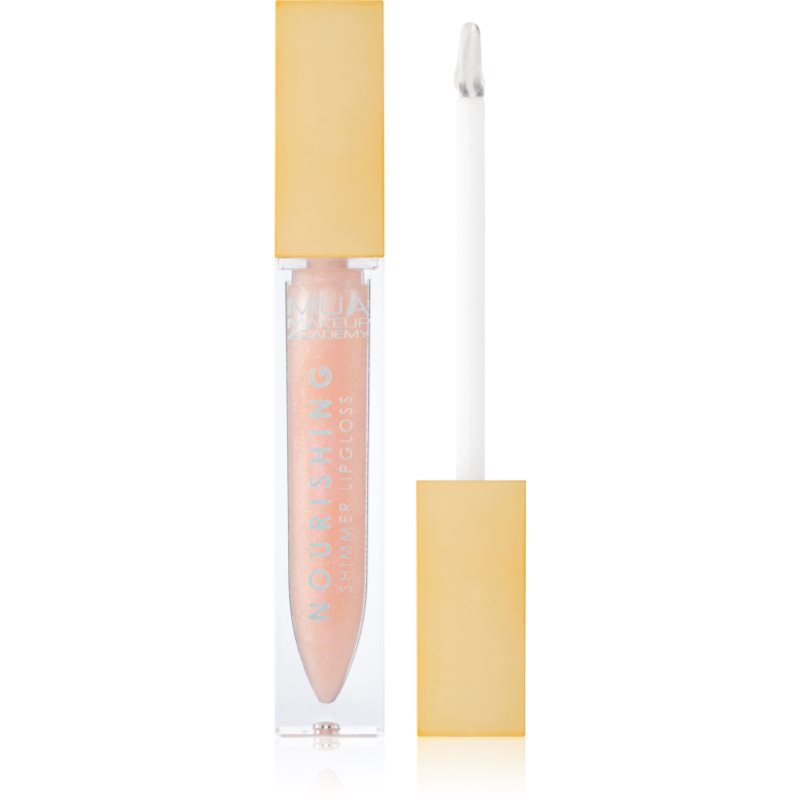 MUA Makeup Academy Virtual Glow tápláló ajakfény a csillogó fényért árnyalat IRL 6.5 ml