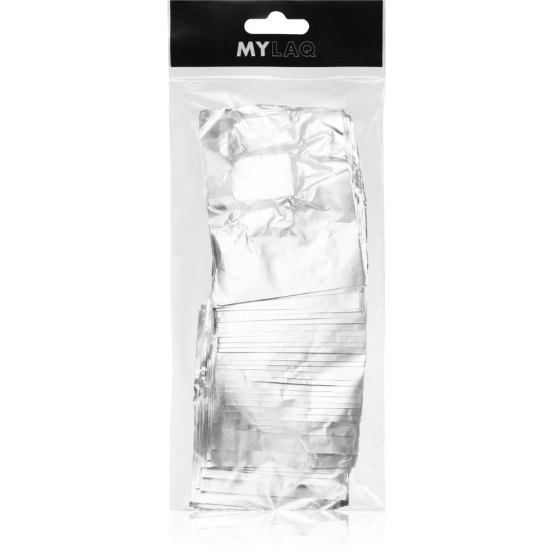MYLAQ Foil Nails Wraps gél lakk eltávolító 50 db-Ár