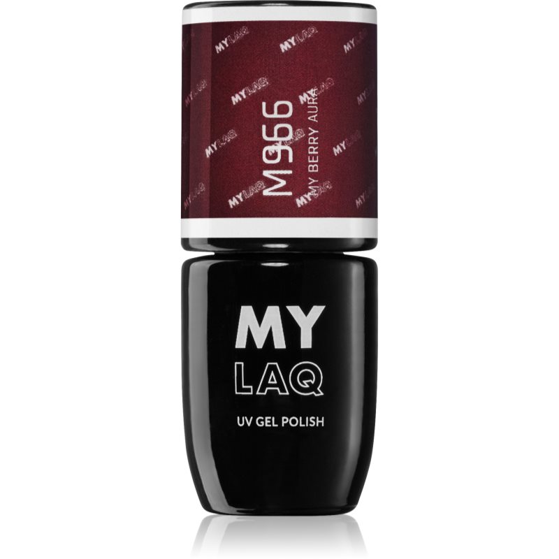 MYLAQ My Aura géles körömlakk árnyalat My Berry Aura 5 ml
