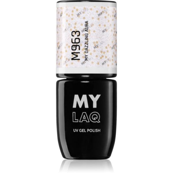 MYLAQ My Aura géles körömlakk árnyalat My Dazzling Aura 5 ml