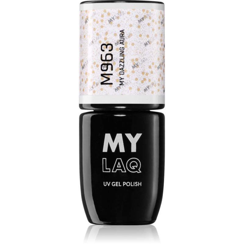MYLAQ My Aura géles körömlakk árnyalat My Dazzling Aura 5 ml