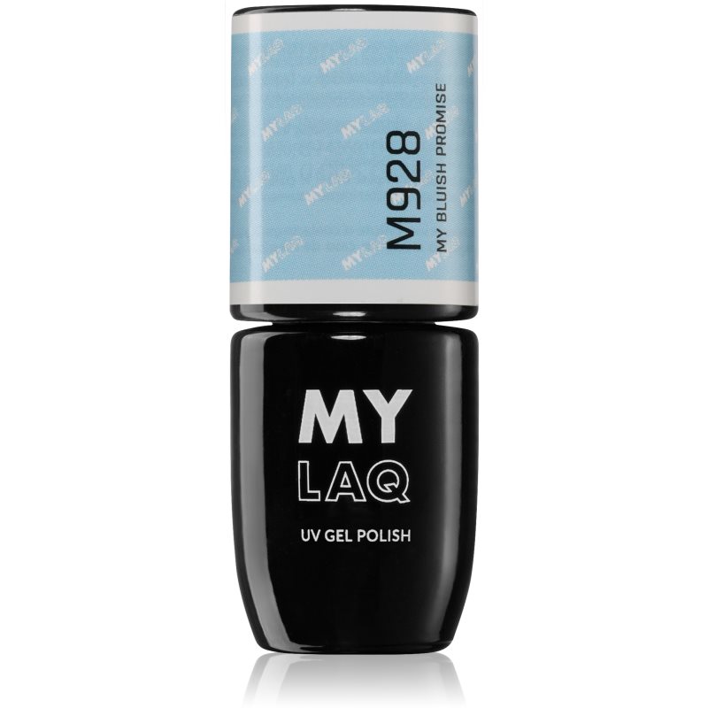 MYLAQ UV Gel Polish My Promise géles körömlakk árnyalat My Bluish Promise 5 ml-Ár