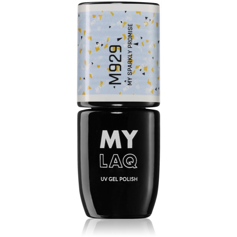MYLAQ UV Gel Polish My Promise géles körömlakk árnyalat My Sparkly Promise 5 ml-Ár