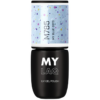 MYLAQ UV Gel Polish géles körömlakk árnyalat My Blue Dots 5 ml-Ár