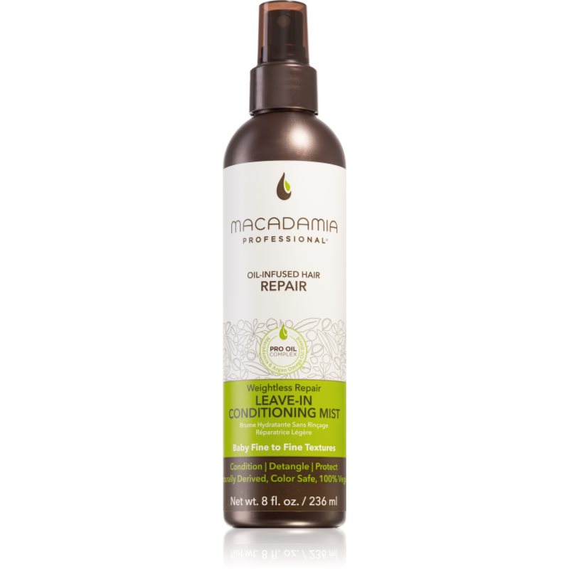 Macadamia Natural Oil Weightless Repair hidratáló permet a rakoncátlan és töredezett hajra 236 ml-Ár