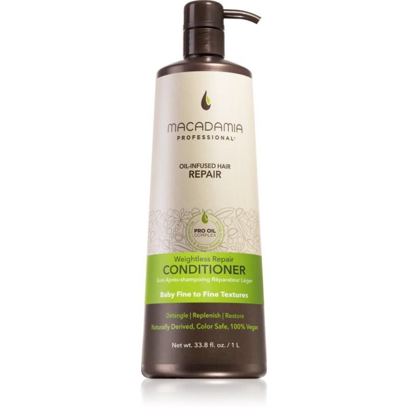 Macadamia Natural Oil Weightless Repair könnyű kondicionáló hidratáló hatással 1000 ml-Ár