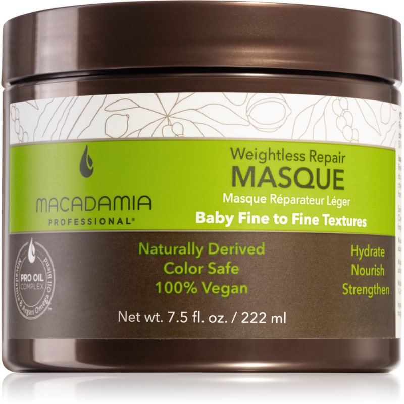 Macadamia Natural Oil Weightless Repair megújító maszk minden hajtípusra 222 ml-Ár