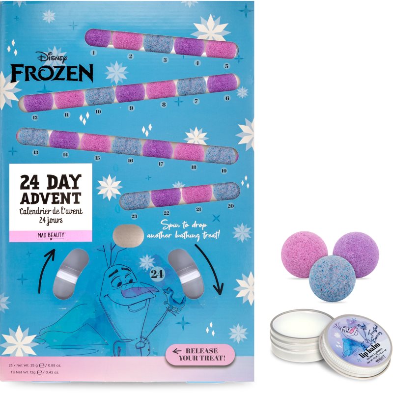 Mad Beauty Frozen Advent ádventi naptár 24 db