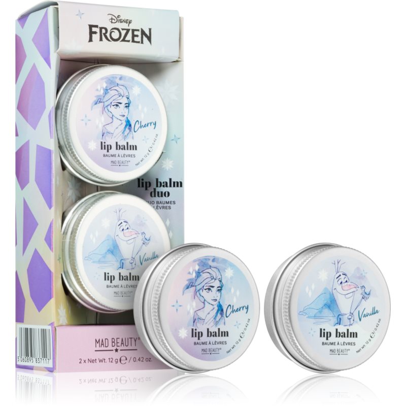 Mad Beauty Frozen tápláló és hidratáló ajakbalzsam duo illattal Cherry and Vanilla 2x12 g-Ár