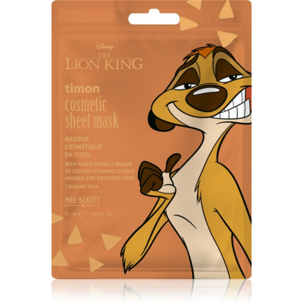 Mad Beauty Lion King Timon arcmaszk az intenzív hidratálásért 25 ml-Ár
