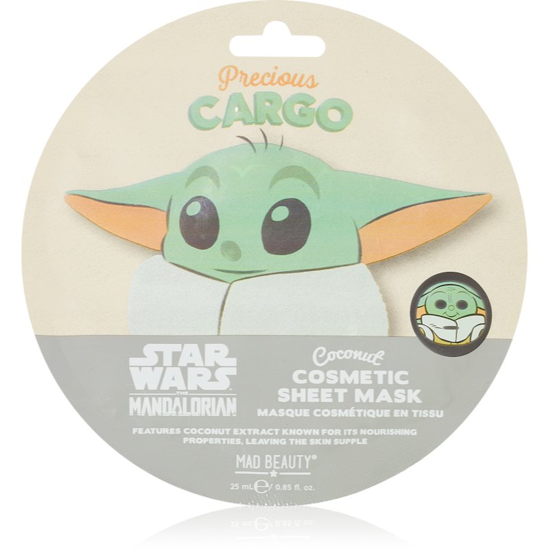 Mad Beauty Star Wars Grogu arcmaszk bőrpuhító hatással 25 ml-Ár