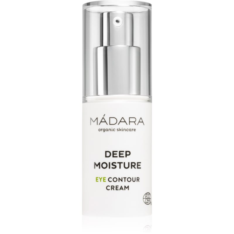 Mádara DEEP MOISTURE bőrélénkítő szemkrém duzzanatok és sötét karikák ellen 15 ml-Ár
