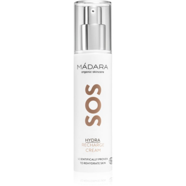 Mádara SOS Hydra Recharge nappali és éjszakai hidratáló krém ránctalanító hatással 50 ml-Ár Mádara SOS Hydra Recharge nappali és éjszakai hidratáló krém ránctalanító hatással 50 ml-Ár