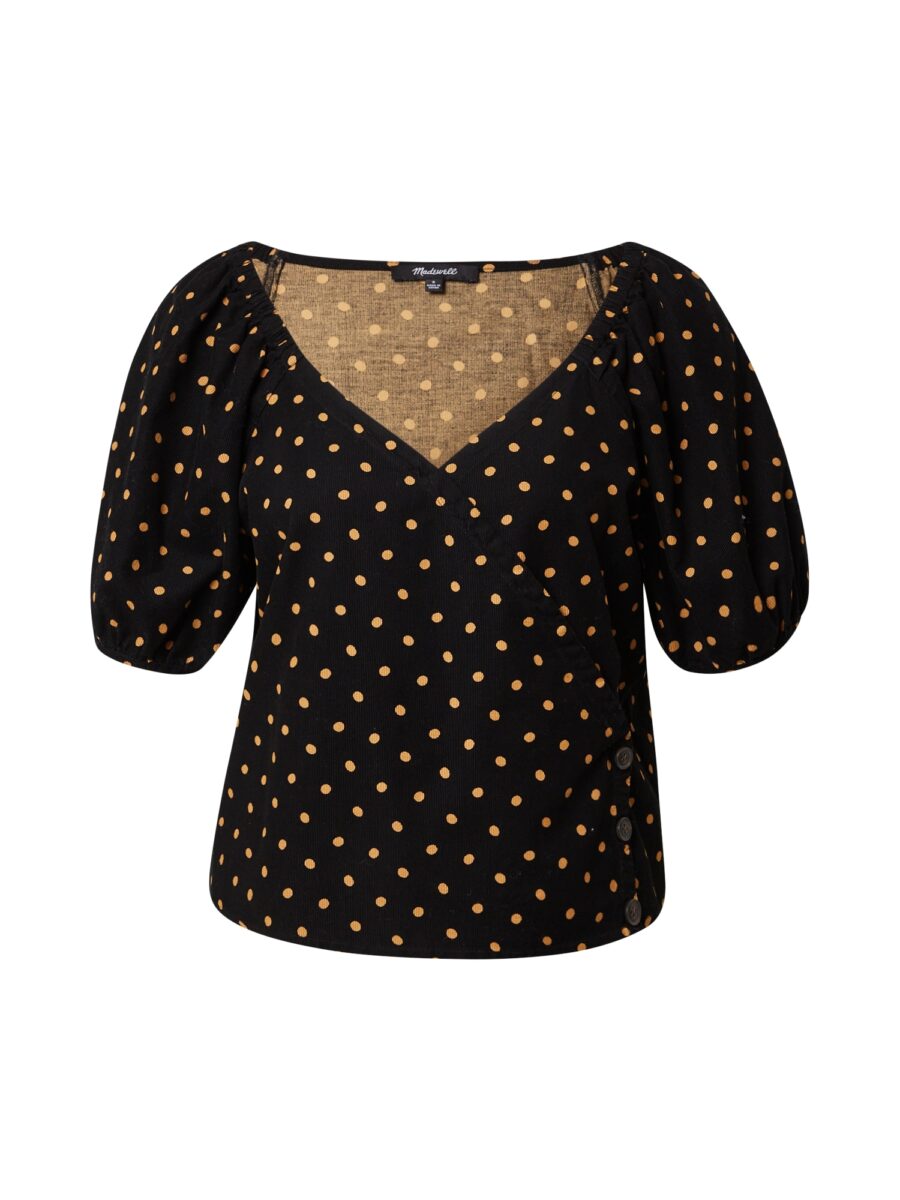 Madewell Póló 'LANE'  sárga / fekete-hu