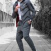 Madmext Anthracite Men's Tracksuit 5673