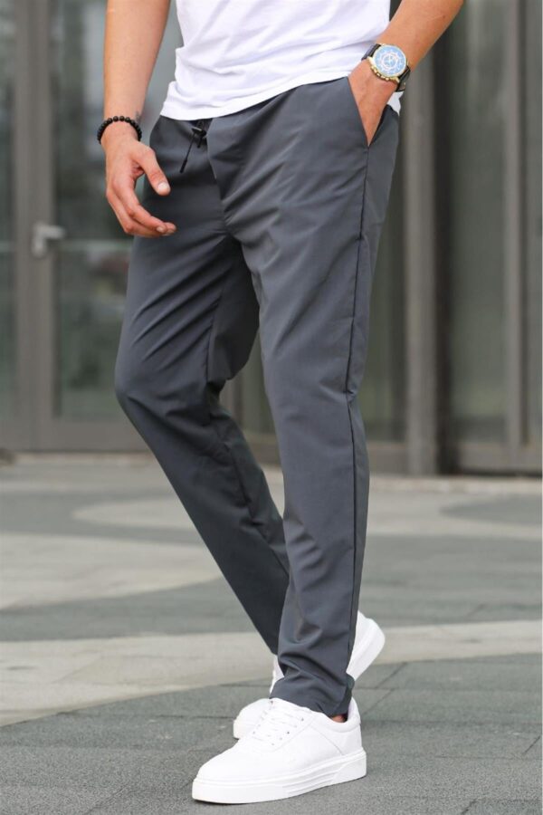 Madmext Fabric Parachute Smoked Basic Men's Trousers 6513