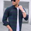 Madmext Green Men's Shirt 5517