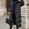 Madmext Mad Girls Black Long Down Jacket
