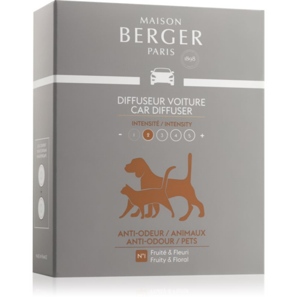 Maison Berger Paris Anti Odour Animal illat autóba utántöltő 2x17 g-Eredeti Maison Berger Paris Anti Odour Animal illat autóba utántöltő 2x17 g-Eredeti