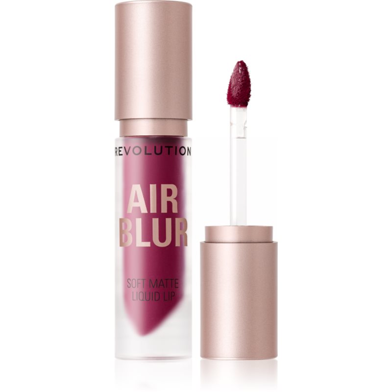 Makeup Revolution Air Blur Liquid Lipstick matt folyékony állagú ajakrúzs árnyalat Rosewood 3.5 ml