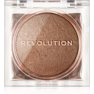 Makeup Revolution Beam Bright kompakt púderes élénkítő arcra árnyalat Bronze Baddie 2