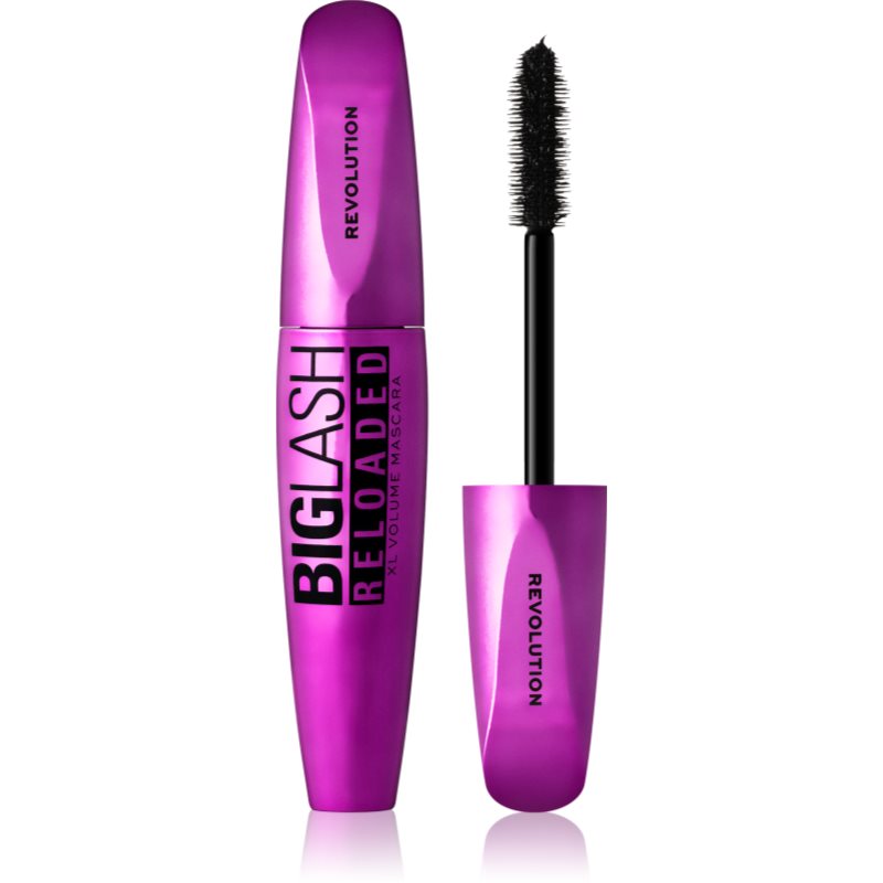 Makeup Revolution Big Lash Reloaded extra dúsító szempillaspirál árnyalat Black 8 ml-Ár