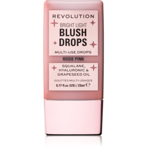 Makeup Revolution Bright Light Blush Drops folyékony arcpirosító árnyalat Pink Rosie 23 ml-Ár