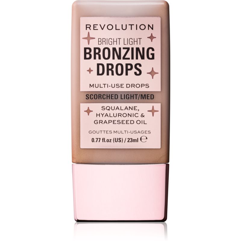 Makeup Revolution Bright Light Bronzing Drops folyékony bronzosító árnyalat Bronze Scorched 23 ml-Ár