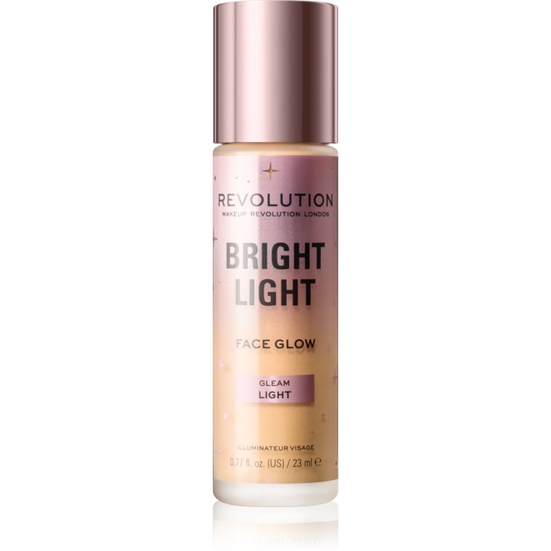 Makeup Revolution Bright Light világosító tonizáló fluid árnyalat Gleam Light 23 ml-Ár
