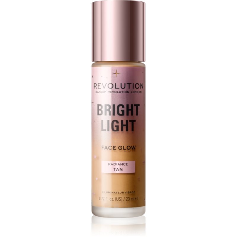 Makeup Revolution Bright Light világosító tonizáló fluid árnyalat Radiance Tan 23 ml-Ár