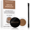 Makeup Revolution Brow Pomade szemöldök pomádé árnyalat Soft Brown 2.5 g-Eredeti