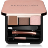 Makeup Revolution Brow Sculpt Kit szett a tökéletes szemöldökért árnyalat Brown 2.2 g-Eredeti
