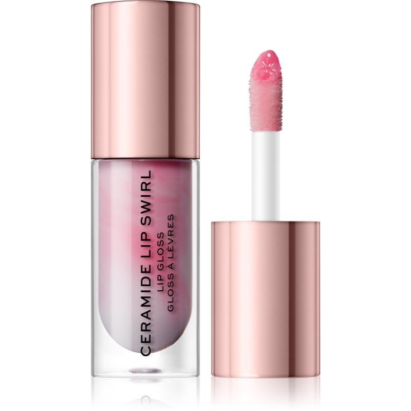 Makeup Revolution Ceramide Swirl hidratáló ajakfény árnyalat Pure Gloss Clear 4