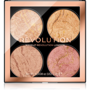 Makeup Revolution Cheek Kit paletta arcra árnyalat Fresh Perspective 4 x 2.2 g-Eredeti