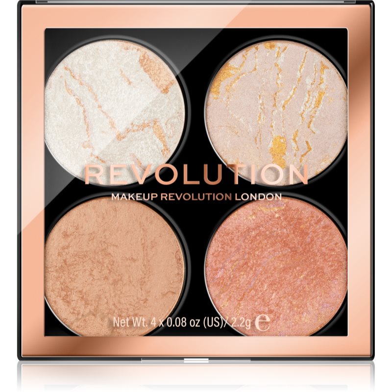 Makeup Revolution Cheek Kit paletta arcra árnyalat Take a Breather 4 x 2.2 g-Eredeti
